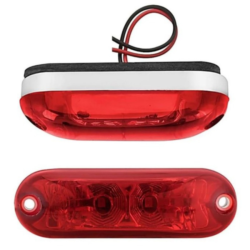 LANTERNA 12V LED DELIMITADORA COM CHICOTE VM COMIL / MASCARELLO