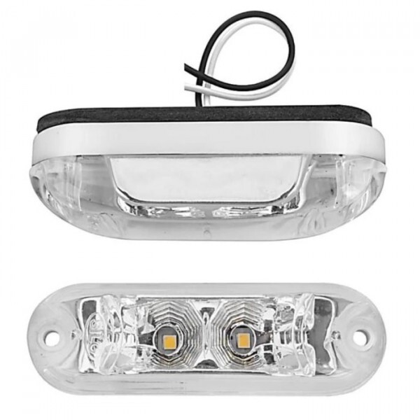 LANTERNA 24V LED DELIMITADORA COM CHICOTE CR COMIL / MASCARELLO