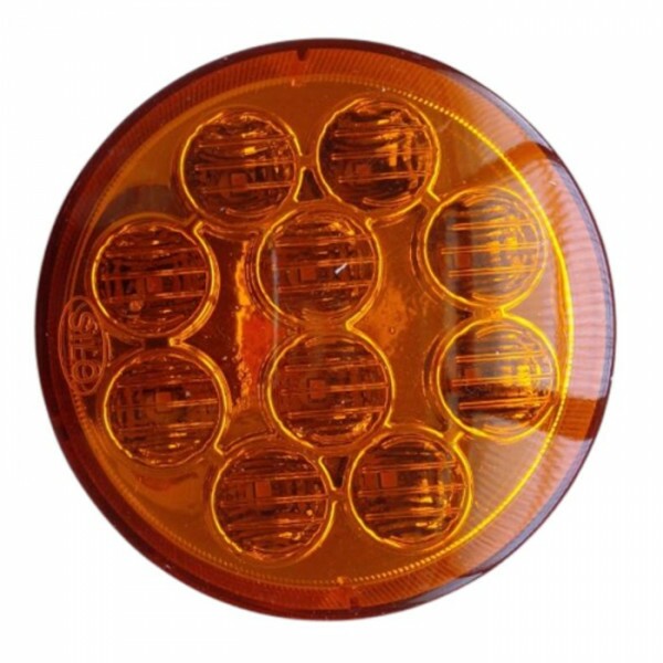 Lanterna 24V Led Traseira Direcional / Posiçao Am 96Mm Com Prisioneio E Vedaçao