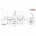 TURBINA DO CLIMATIZADOR CENTRIFUGO 02 HELICE 24V COM CARENAGEM - 006B452224V