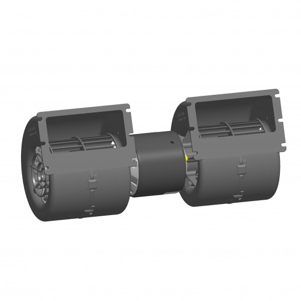 TURBINA DO CLIMATIZADOR CENTRIFUGO 02 HELICE 24V COM CARENAGEM - 008B450224V
