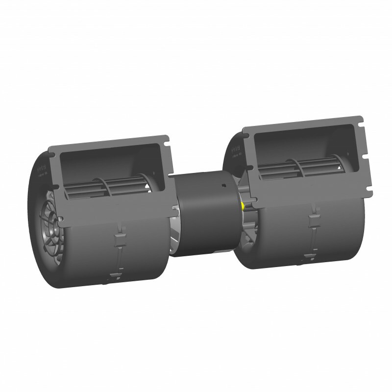 TURBINA DO CLIMATIZADOR CENTRIFUGO 02 HELICE 24V COM CARENAGEM - 008B450224V
