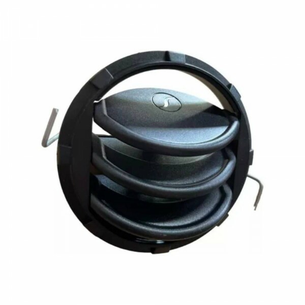 Difusor De Ar Louver Circular Ajustavel Encaixe 77mm