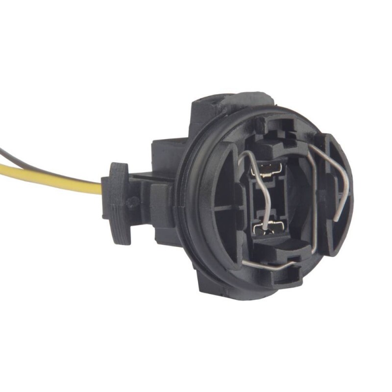 Chicote 02 Vias Soquete Lampada H7 Farol Caminhao Mb / Ford Cargo - Tc