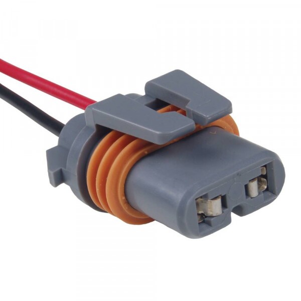 Conector 2 Vias Para Reparo Farol De Milha (Lamp 9006)