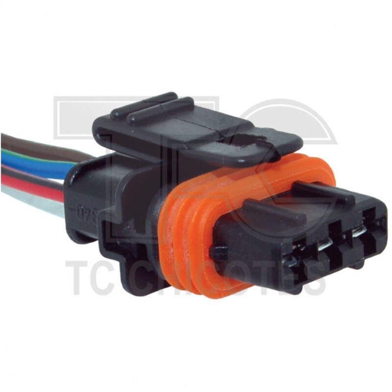 CHICOTE 03 VIAS REPARO PORTA FEMEA MONTADO COM 15CM DE CABO - TC