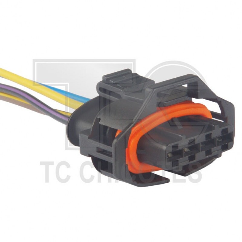 CHICOTE 04 VIAS SENSOR DE PRESSAO  TERMICO MAP BOBINA