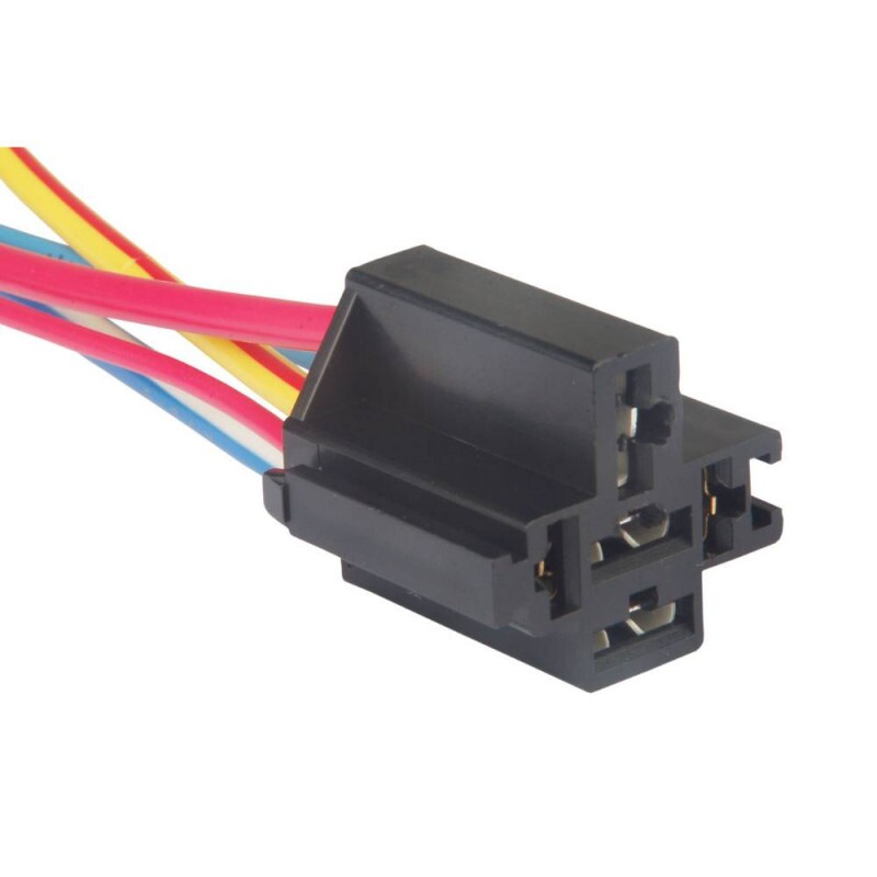 Chicote 05 Vias Base Para Rele 2X2,5Mm + 3X6,0Mm - Tc