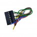 Chicote 07 Vias Conectopr Reparo Femea Traseiro Uno