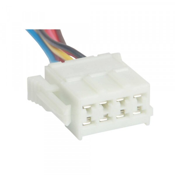 Chicote 08 Vias Femea Tacografo Branco Tc