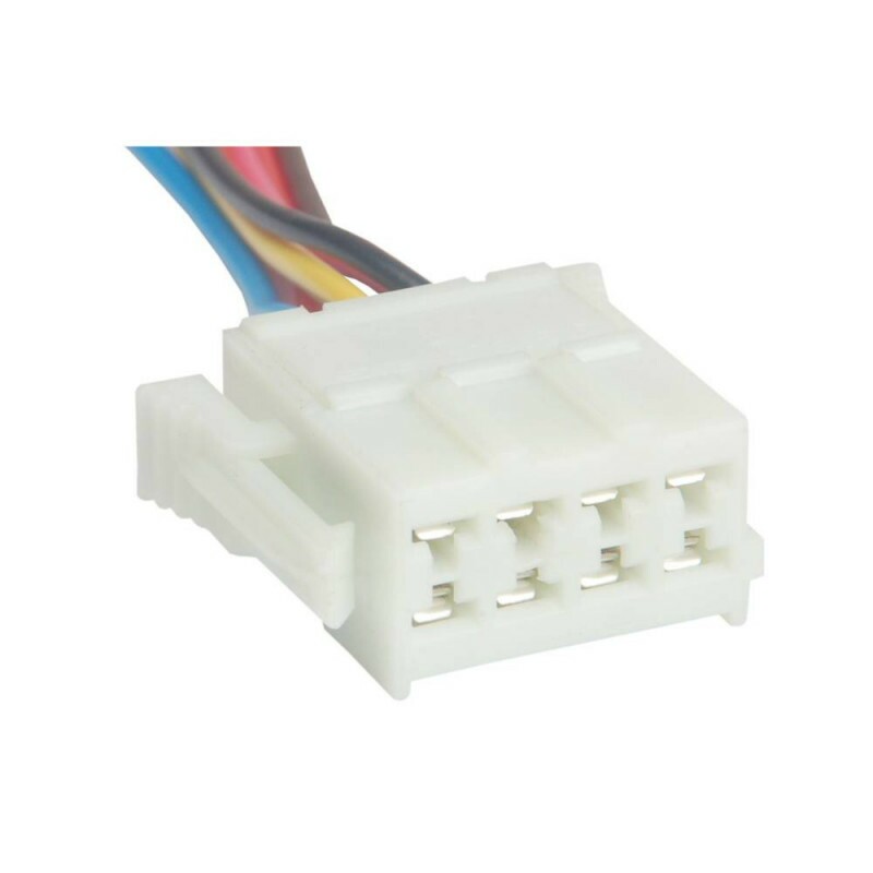Chicote 08 Vias Femea Tacografo Branco Tc