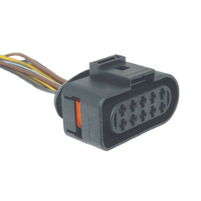 Chicote 10 Vias Femea Farol Volvo Gol Giii / Parati / Polo / Fox - Tc