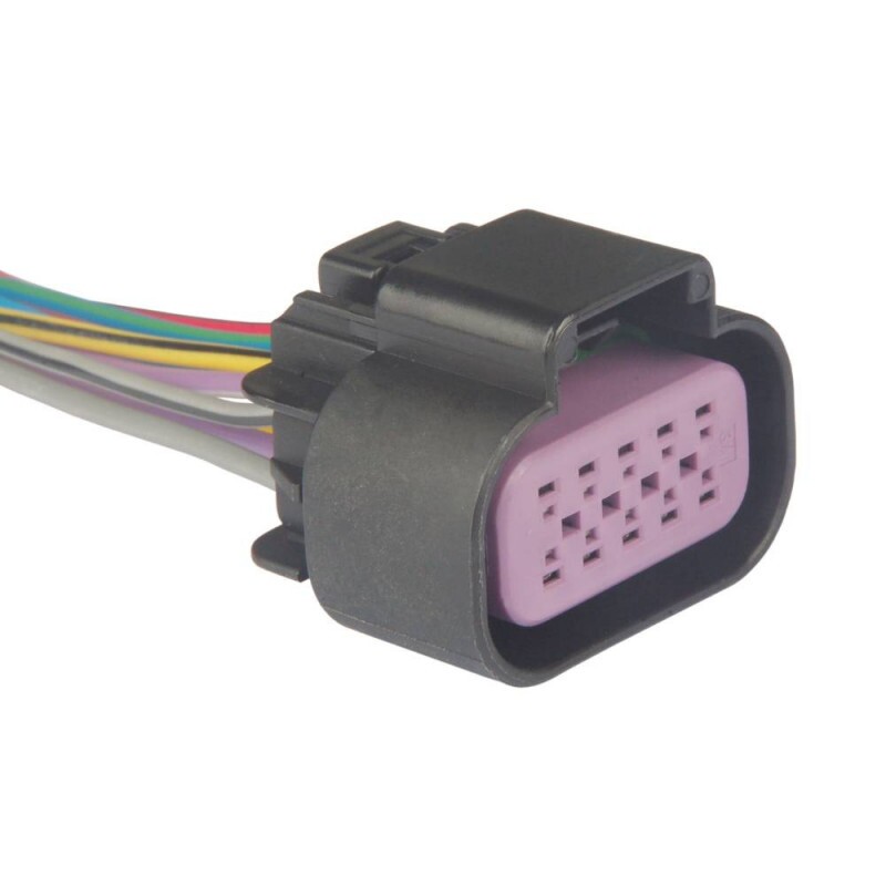 Chicote 10 Vias Conexao Auxiliar Meriva Femea - Tc