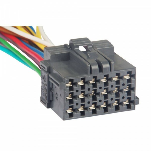 Chicote 18 Vias Femea Modulo FR Ar Condiconado Diagnostico Preto - TC118.1615