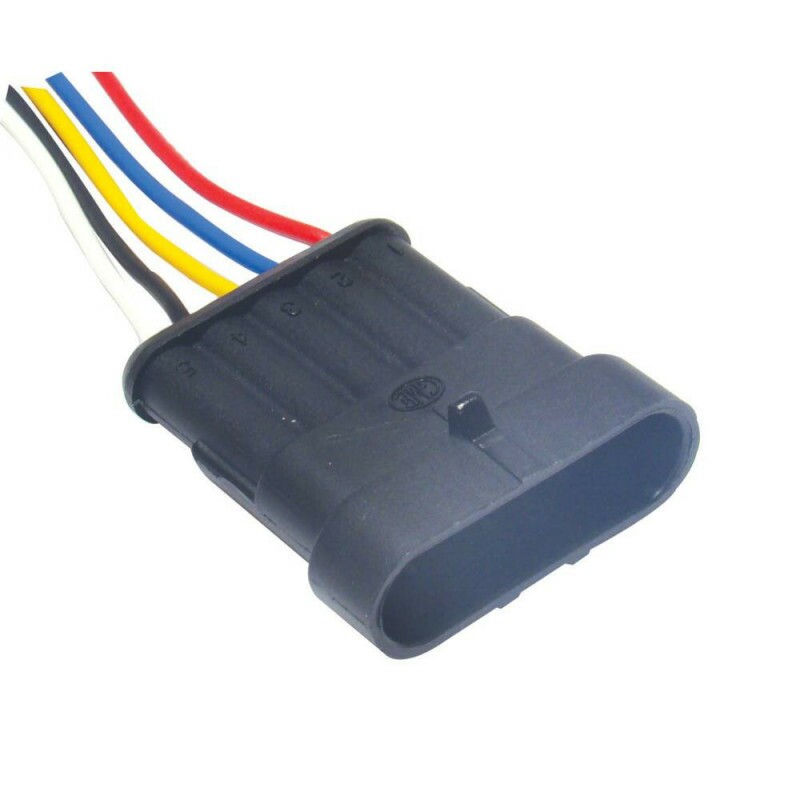 Chicote 05 Vias Macho Lanterna Guerra Randon Superseal - TC205.2088