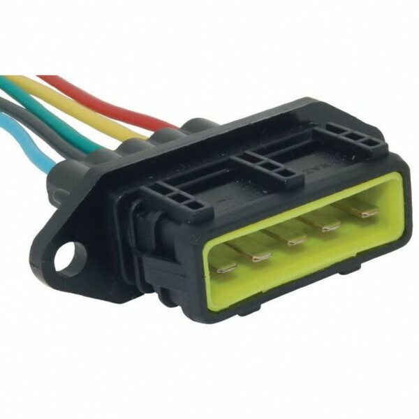 CHICOTE 05 VIAS MACHO COM ABA PARA FIXAÇAO - TC