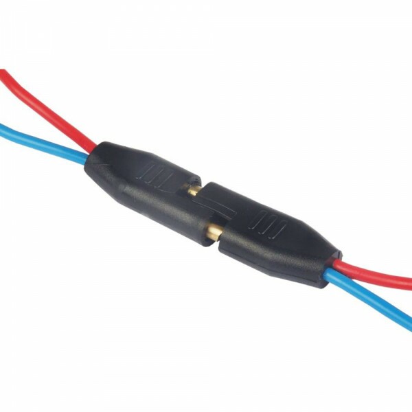 Chicote 02 Vias Com Fio 2,5Mm Az/Vm Chicote Plug