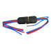 Chicote 04 Vias Fio 2,5Mm Az/Vm Chicote Plug