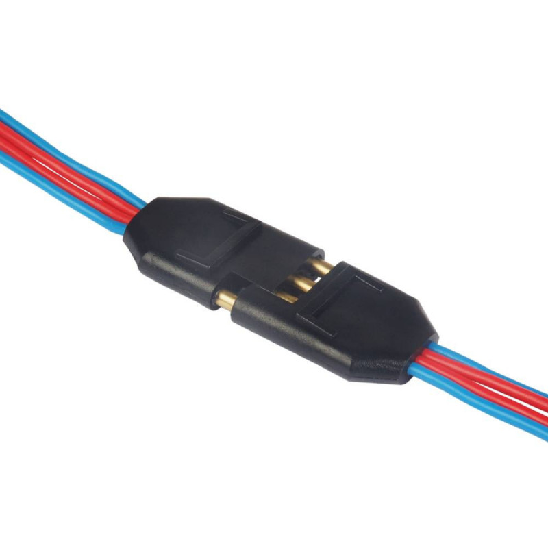 Chicote 04 Vias Fio 2,50Mm Az/Vm Chicote Plug-TC304.0814