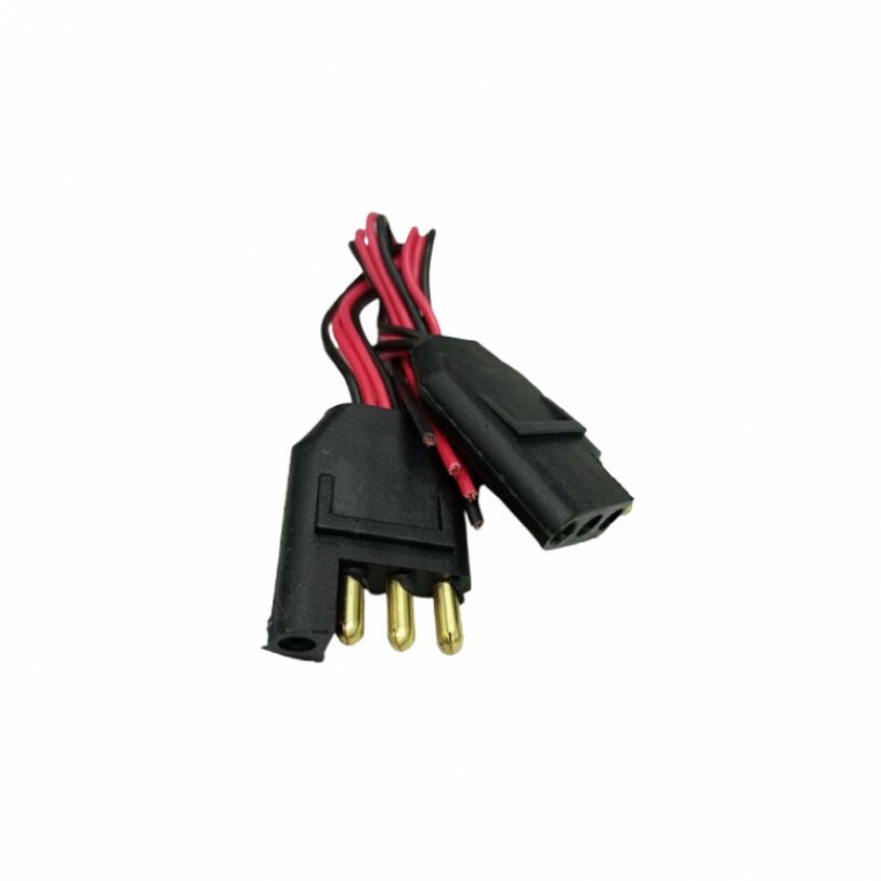 CHICOTE 04 VIAS FIO 1,5MM VM/PT CHICOTE PLUG