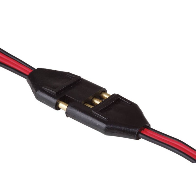 Chicote 04 Vias Fio 1,5Mm Vm/Pt Chicote Plug