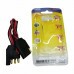 Chicote 04 Vias Fio 1,5Mm Vm/Pt Chicote Plug
