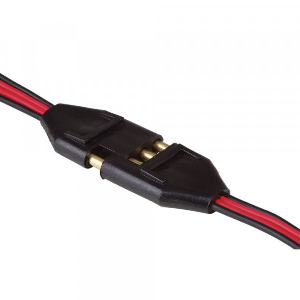 Chicote 04 Vias Fio 1,5Mm Vm/Pt Chicote Plug-TC304.0825