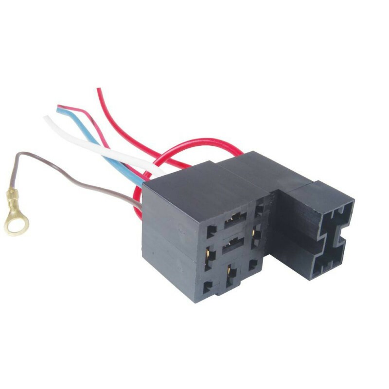 Chicote 06 Vias Base Para Rele Com Porta Fusivel 3/4/5 Vias Tc