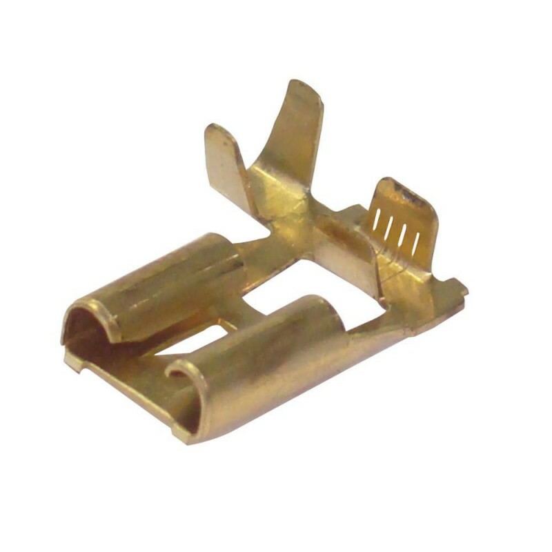 Terminal 7,8 Faston Bandeira Com Trava Fio 1,0 2,5mm - TC8016054