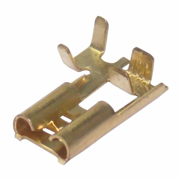 Terminal 6,3 Faston Bandeira Sem Trava Fio 1,0 2,5mm - Tc801.6074