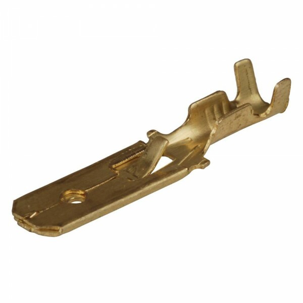 Terminal 6,3 Macho Faston Com Trava Espadao 0,75 - 2,5 - Tc (100 Peças)-TC801.8056-X100