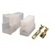 Conector 02 Vias 6,3 Macho - Femea Com Terminal - Tc9024202