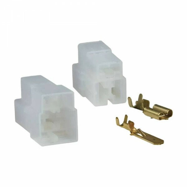 Conector 02 Vias 6,3 Macho - Femea Com Terminal - Tc9024202