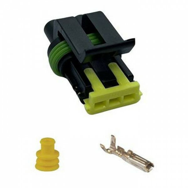 Conector 03 Vias Sensor Posiçao Da Borboleta Tps Marelli Potenciometro