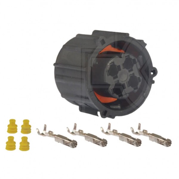 Tomada 04 Vias Redondo Sensor Indutivo / Pressao Do Oleo / Modulador Abs Mb-TC904.1439