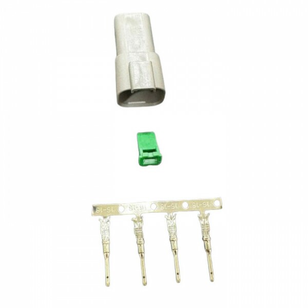 Chicote 04 Vias Deutsch Macho Kit Agricola / Caminhao / Onibus Dtm04-4P / Wm4P - TC904.2920