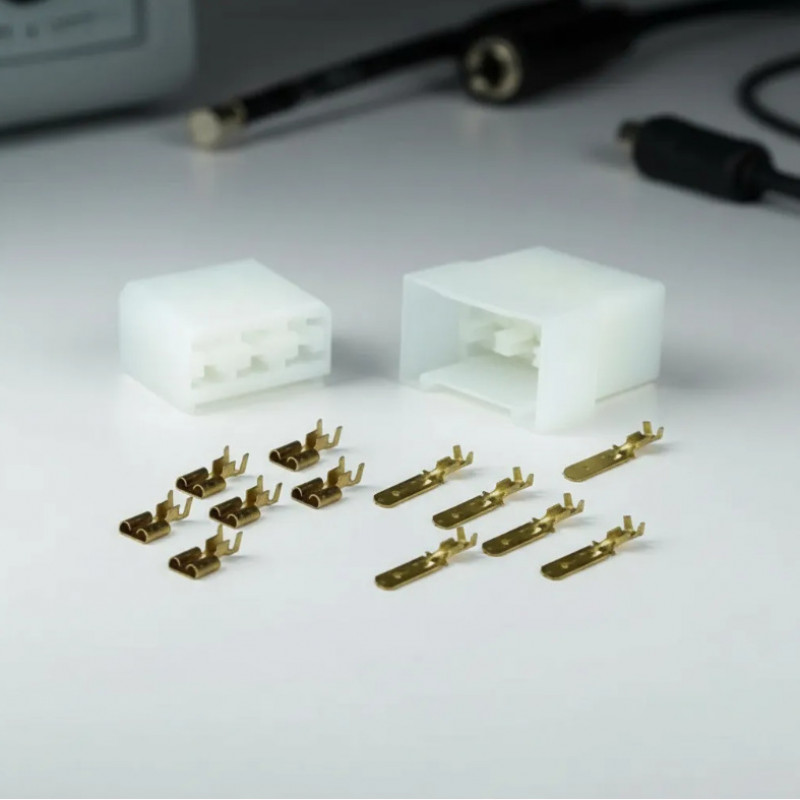 Conector 06 Vias Macho Femea - TC906.4206