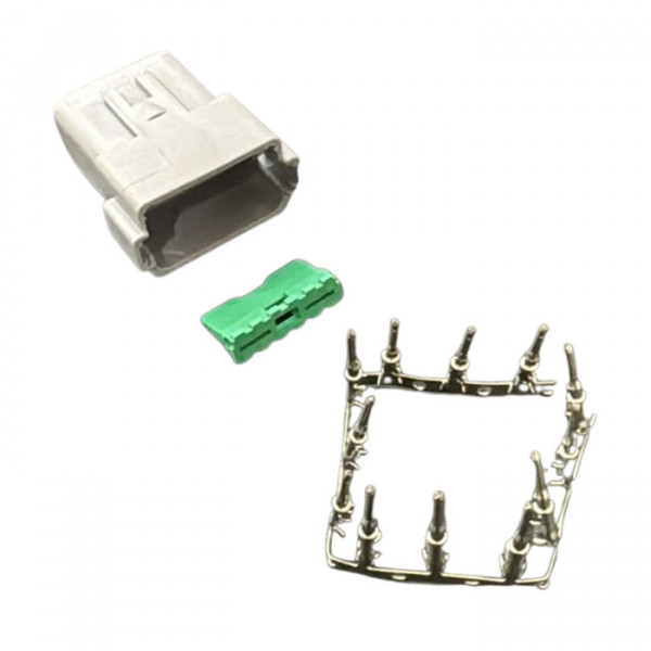 Chicote 12 Vias Deutsch Macho Kit Agricola / Caminhão / Onibus Dt04-12p W12 - TC912.2984