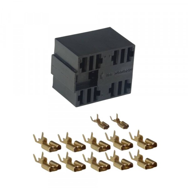 Conector 12 Vias Botao Interruptor Vw Mb Scania A3455457128 Tc