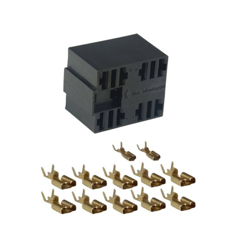 Conector 12 Vias Botao Interruptor Vw Mb Scania A3455457128 Tc