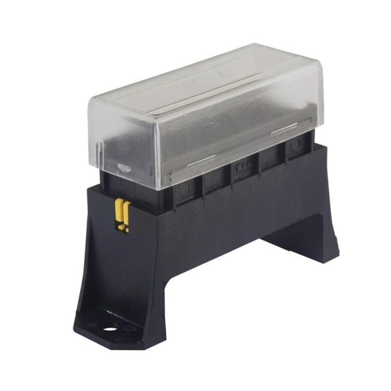 Caixa Para Fusivel Lamina 12 Vias Com Terminais E Tampa Mta para 06 fusiveis - tc912.4291