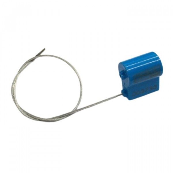LACRE CAPSULA BLINDADA - CABO DE AÇO 1,50X10 F 300MM NUMERADO