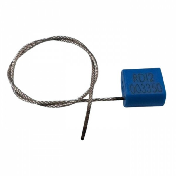 LACRE CAPSULA BLINDADA - CABO DE AÇO 1,50X10 F 300MM NUMERADO