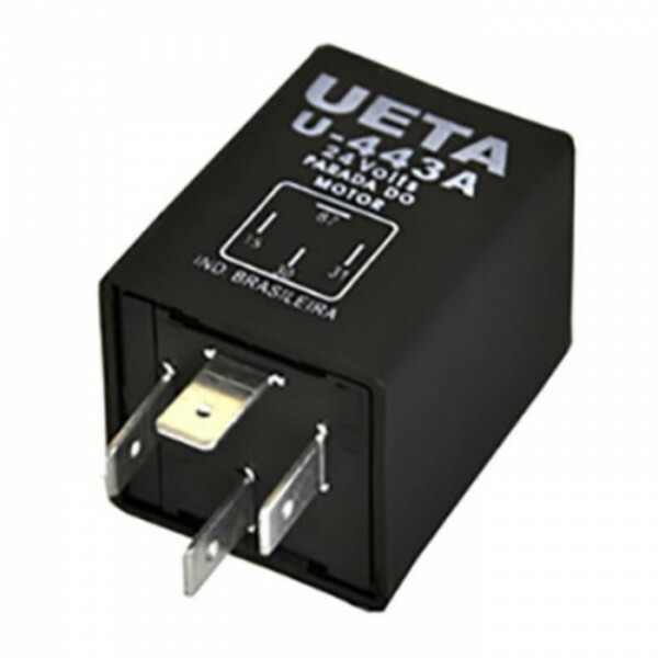 Rele 24v 04 Pinos Temporizador Parada Motor 5 Seg - 443a