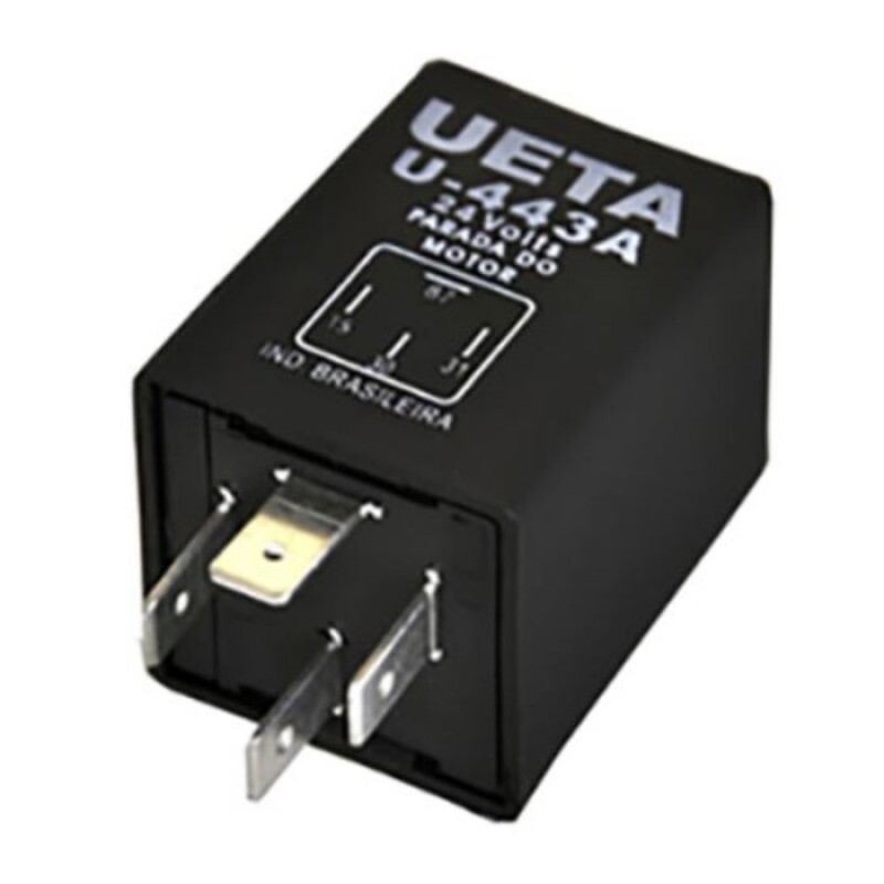 Rele 24v 04 Pinos Temporizador Parada Motor 5 Seg - 443a