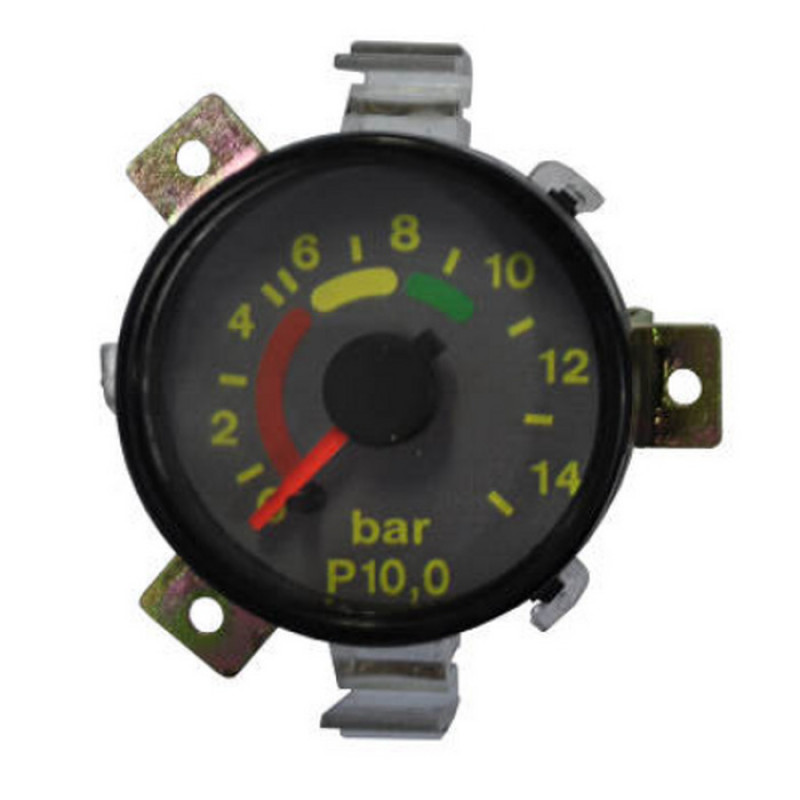 Manometro De Ar Duplo 0-15 Bar Rosca Interna - Painel Pollak