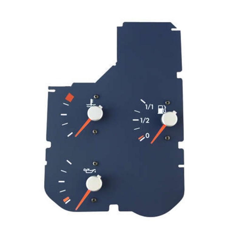 Instrumento Combinado 24V VW Indicador Temperatura Agua / Pressao / Oleo Azul - W25117