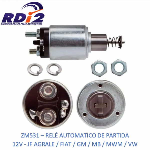 AUTOMATICO DE PARTIDA 12V - JF AGRALE / FIAT / GM / MB / MWM / VW
