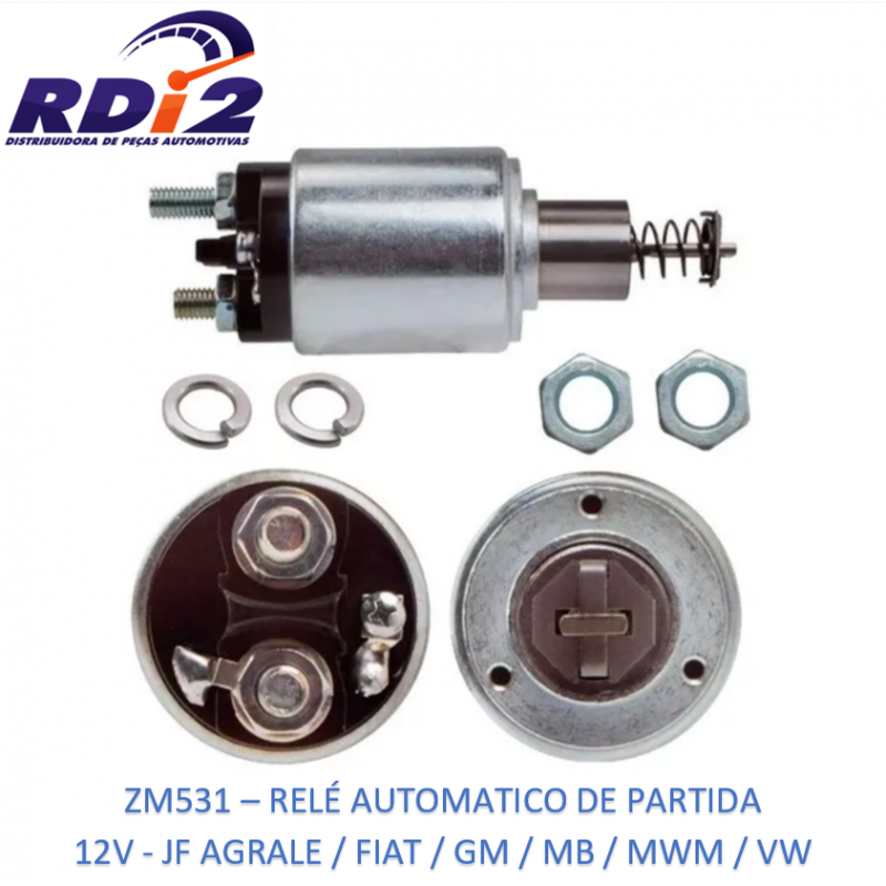 AUTOMATICO DE PARTIDA 12V - JF AGRALE / FIAT / GM / MB / MWM / VW