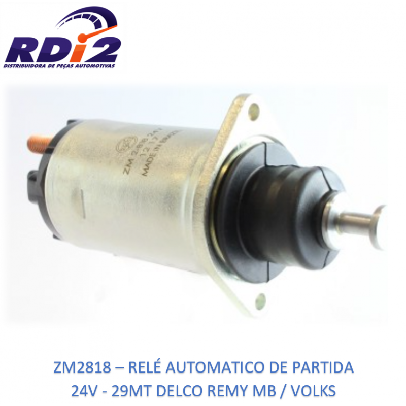 AUTOMATICO DE PARTIDA 24V - 29MT DELCO REMY MB/VOLKS - ZM2818
